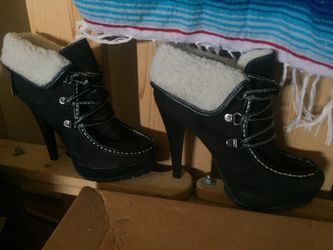 Cute Ankle High Heel Boots