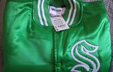 Seattle kraken St. Patrick Green Bomber Jacket