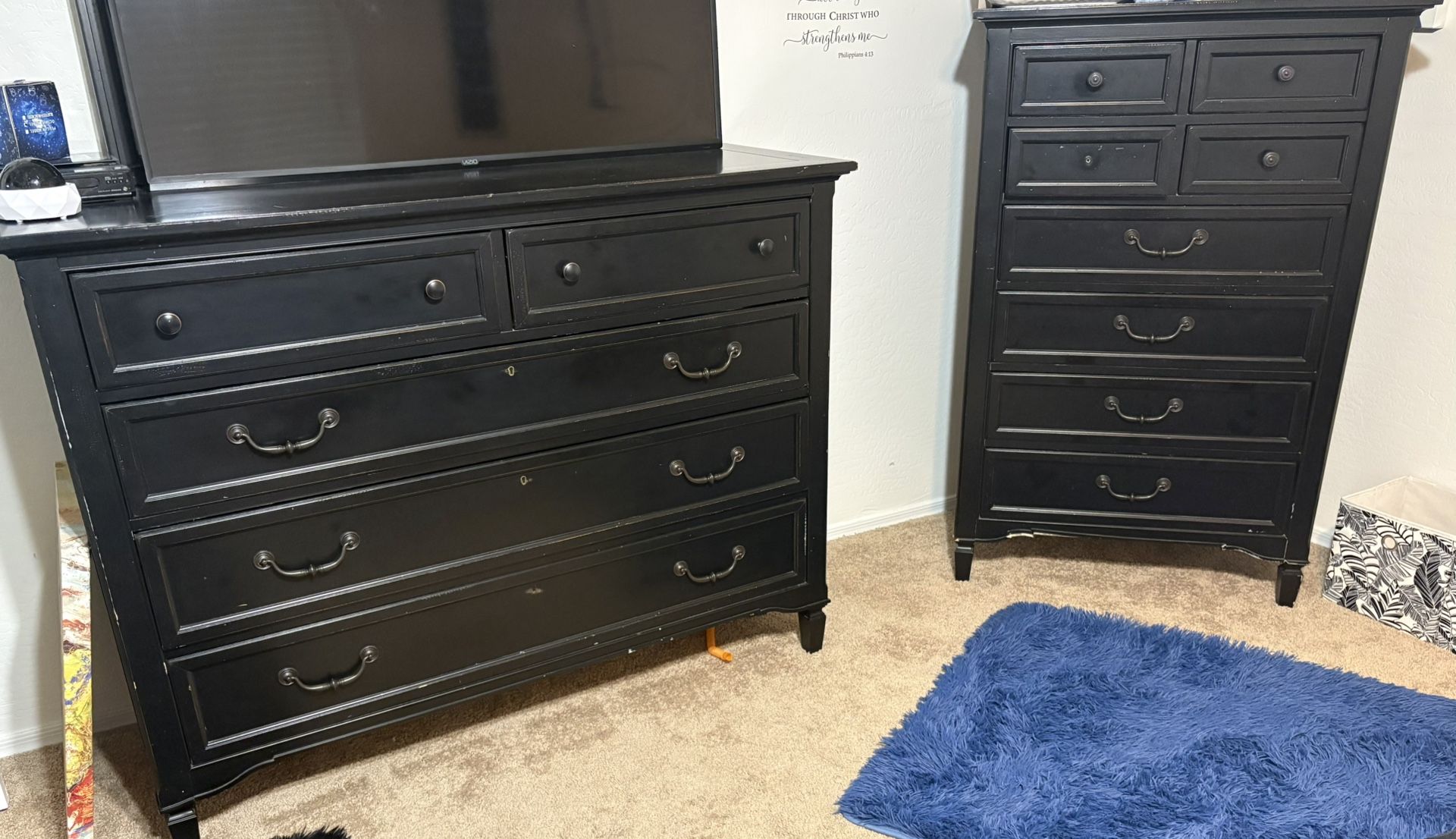 Dresser, Chest, Mirror 