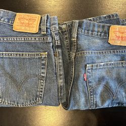 Boys Levi jeans Lot - 569 - Size 14 - 2 Pair