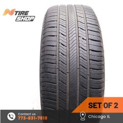 Set of 2 Used  8.5/32    235/60R17  102H  Michelin  Defender 2