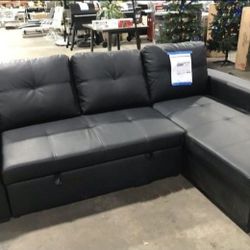 Faux Leather L Shaped Sectional Same Day Delivery 