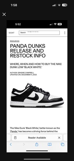 Panda Dunks