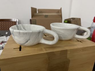 200ml/6.5oz Marble Ceramic Milk Coffee Cup-Marble pattern