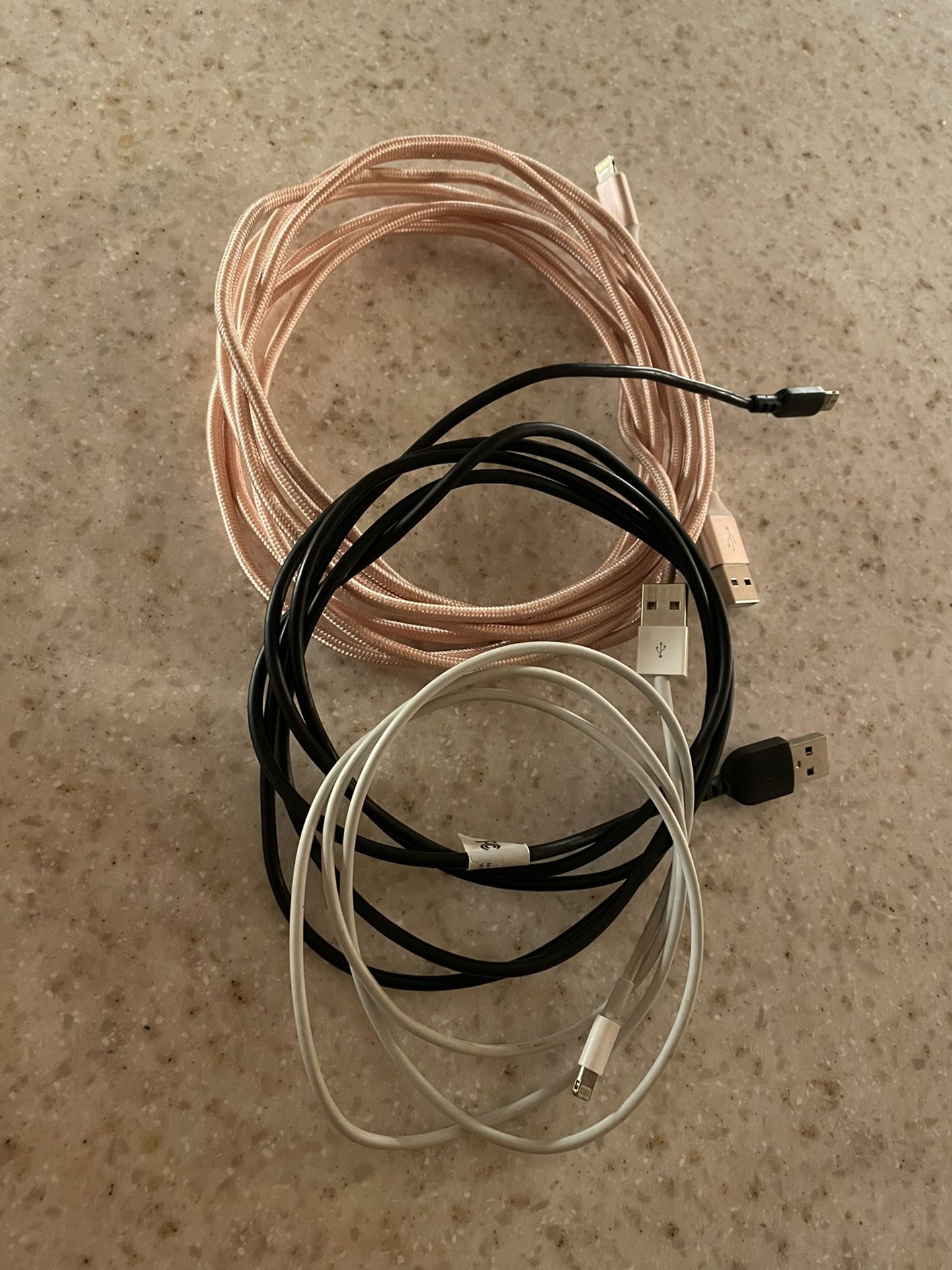 3  apple chargers 