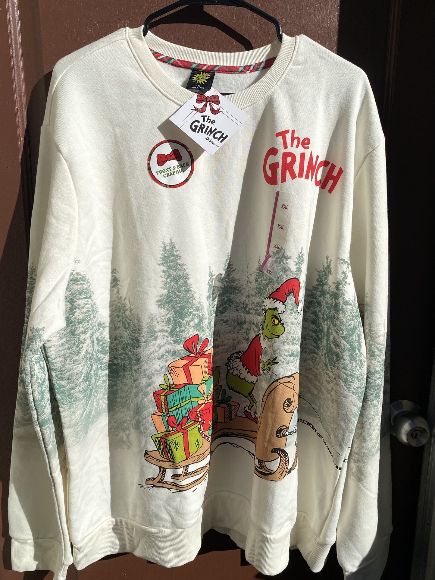 Christmas The Grinch Sweatshirt XXL.