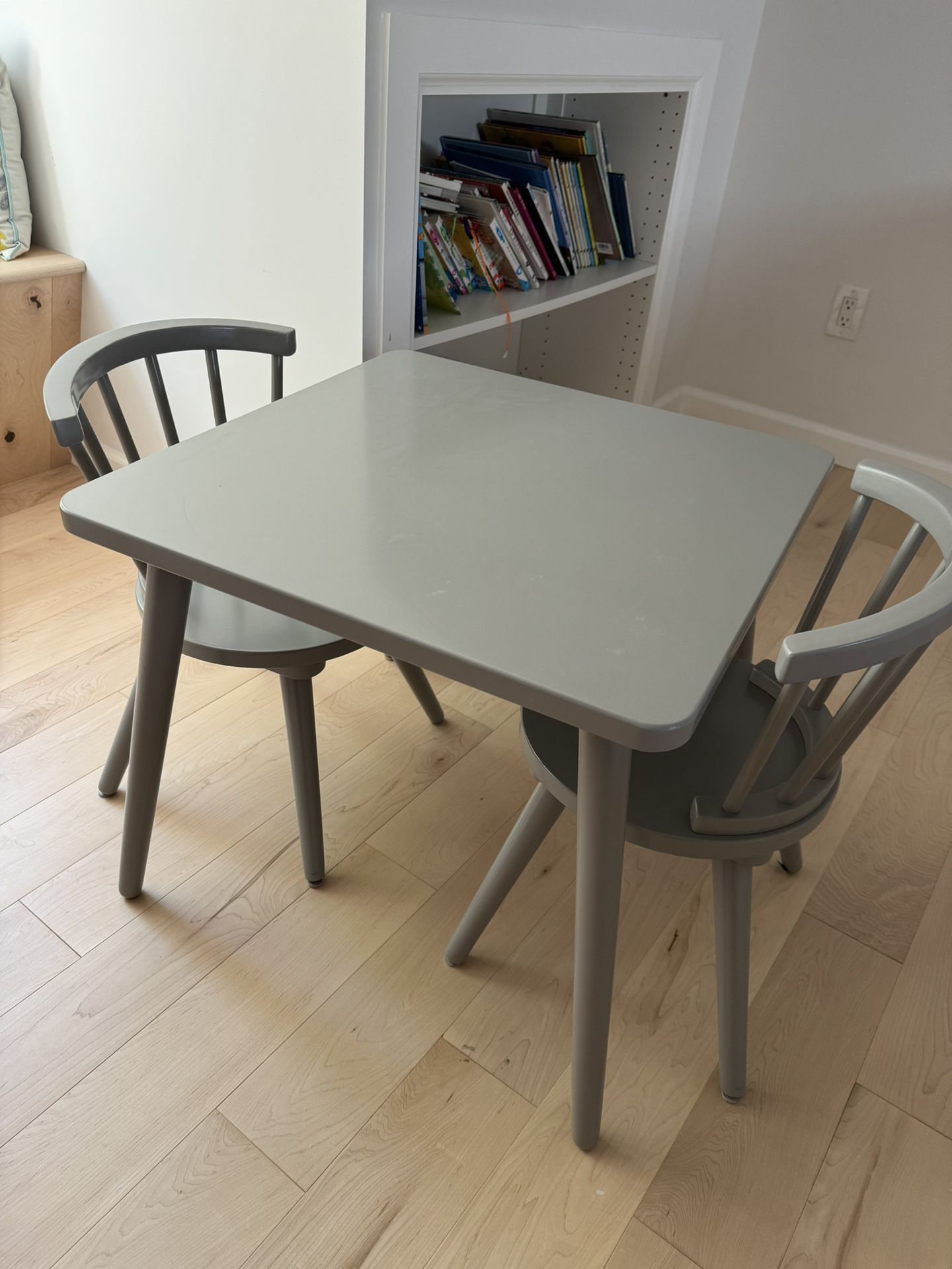 Child Table And Chair Set Gray