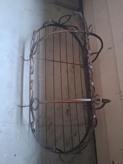 Kitchen ceiling pots and pans holder
