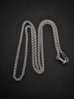 925 Sterling Silver Wheat Chain Men’s Necklace Size 22”