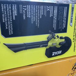 RYOBI 40V HP Brushless 100 MPH 600 CFM Cordless Leaf Blower/Mulcher/Vacuum (Tool Only)