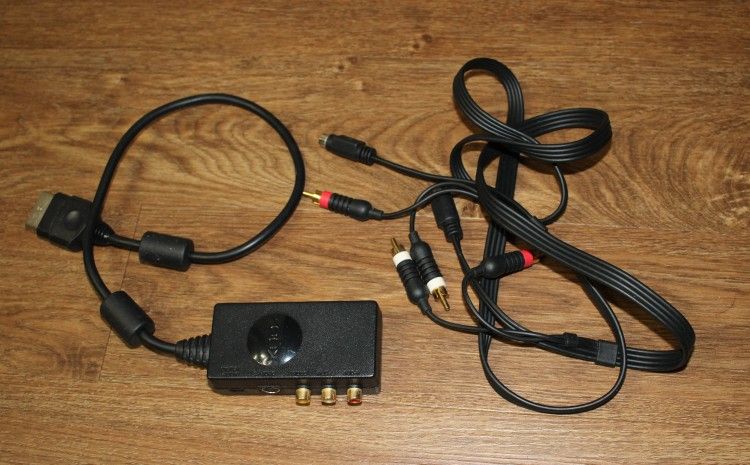 Official Microsoft Original XBOX Advanced Pack AV & S TV Video + Cables