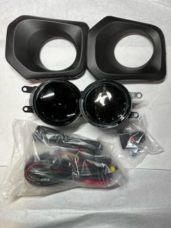LA Zona Auto Parts 2016 to 2023 Toyota Tacoma Smoked Fog Lights Luces de Neblina ahumadas