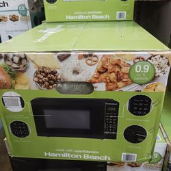 Hamilton Beach Microwave 0.9 Cu Ft Capacity