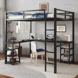 Full size Bed/ Desk