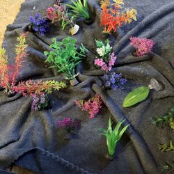 Fish Tank Fake Plants