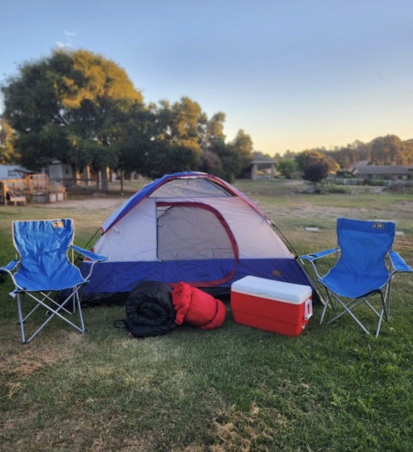 Brand New Tent Camping Setup