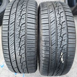 2 USED TIRES SUMITOMO 215/55/18