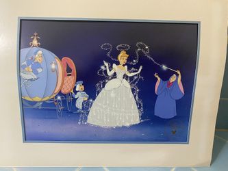 Lithograph Cinderella 