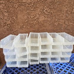24 Total Storage Mini Stackable Bin Tote 