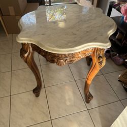 3 Piece Coffee Table Set In Marble 