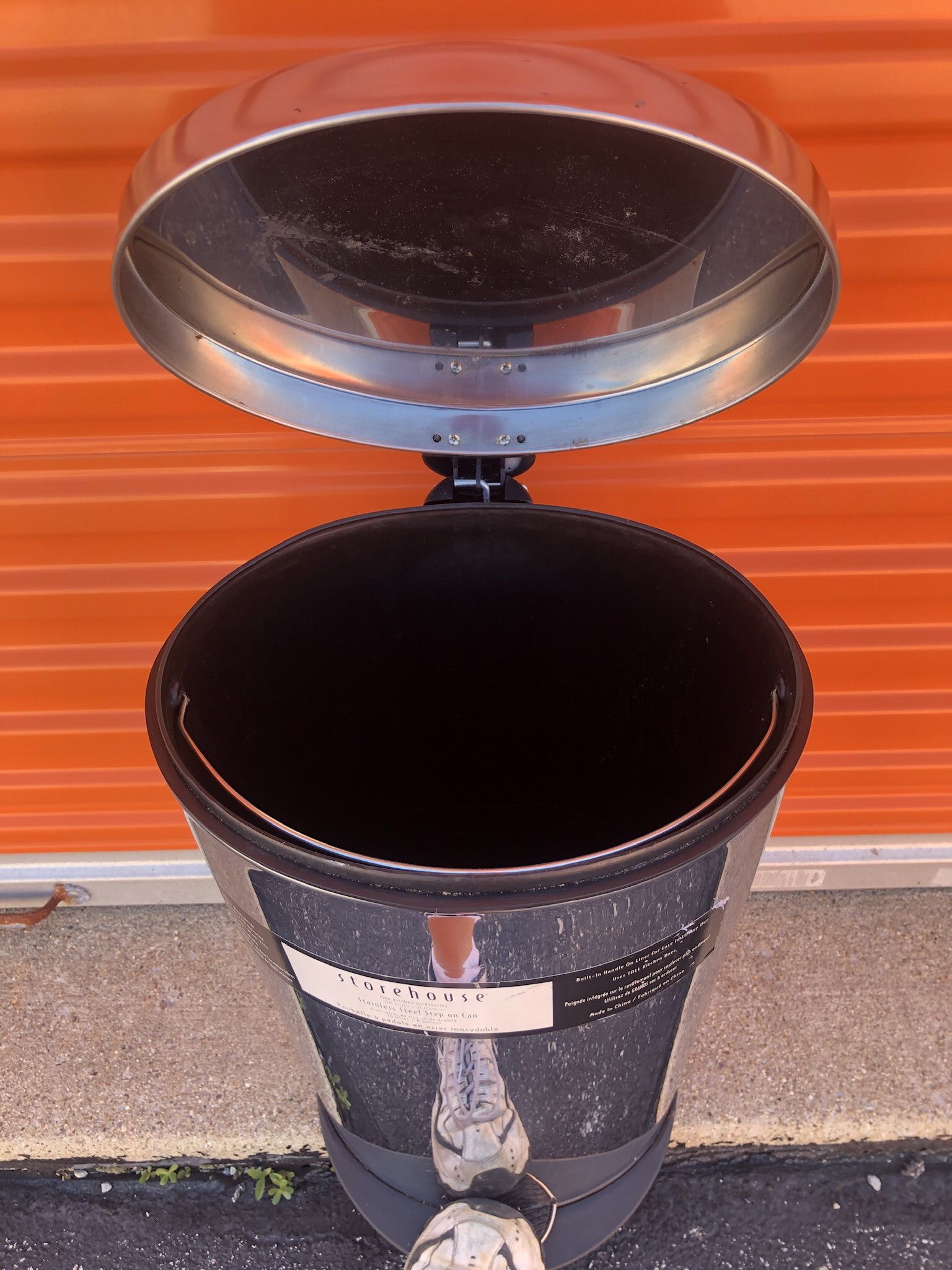 Stainless Steel Step On Garbage Can