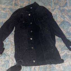 Black Denim Jacket 