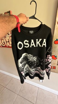 NEW RGSTR Osaka Japanese Wave Knit Sweater – Men’s Large