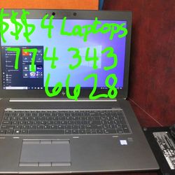 HP ZBook 17 G6 Laptop 17.3" i7 9850H 2.60GHZ 32GB 512GB NVMe RTX 3000 Windows 10