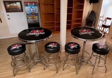 Tampa Bay Buccaneers Pub Tables & Stools – Matching Set