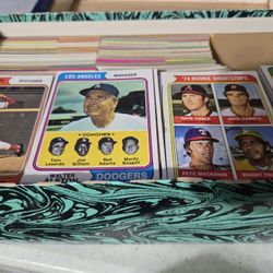 1974 And 1975 Topps Baseball Cards Shoebox Estate Find