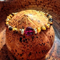 Tigers Eye "Rose Bracelet"