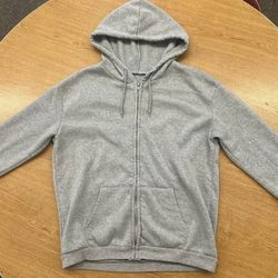 grey hoodie
