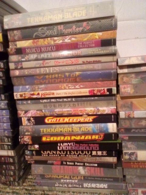Anime/Animation DVDs • New/Used •$25-75 DVD (Up/Down$)