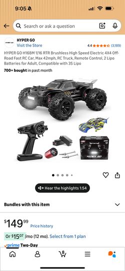 Hyper Go 1/16 RC Car