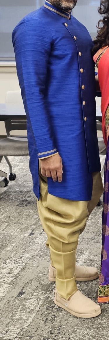 Silk Blend Kurta Dhoti Set Tunic