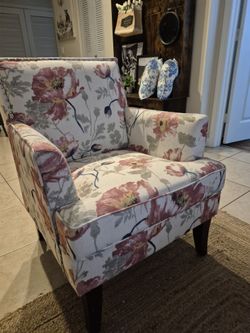 Floral Arm Chair