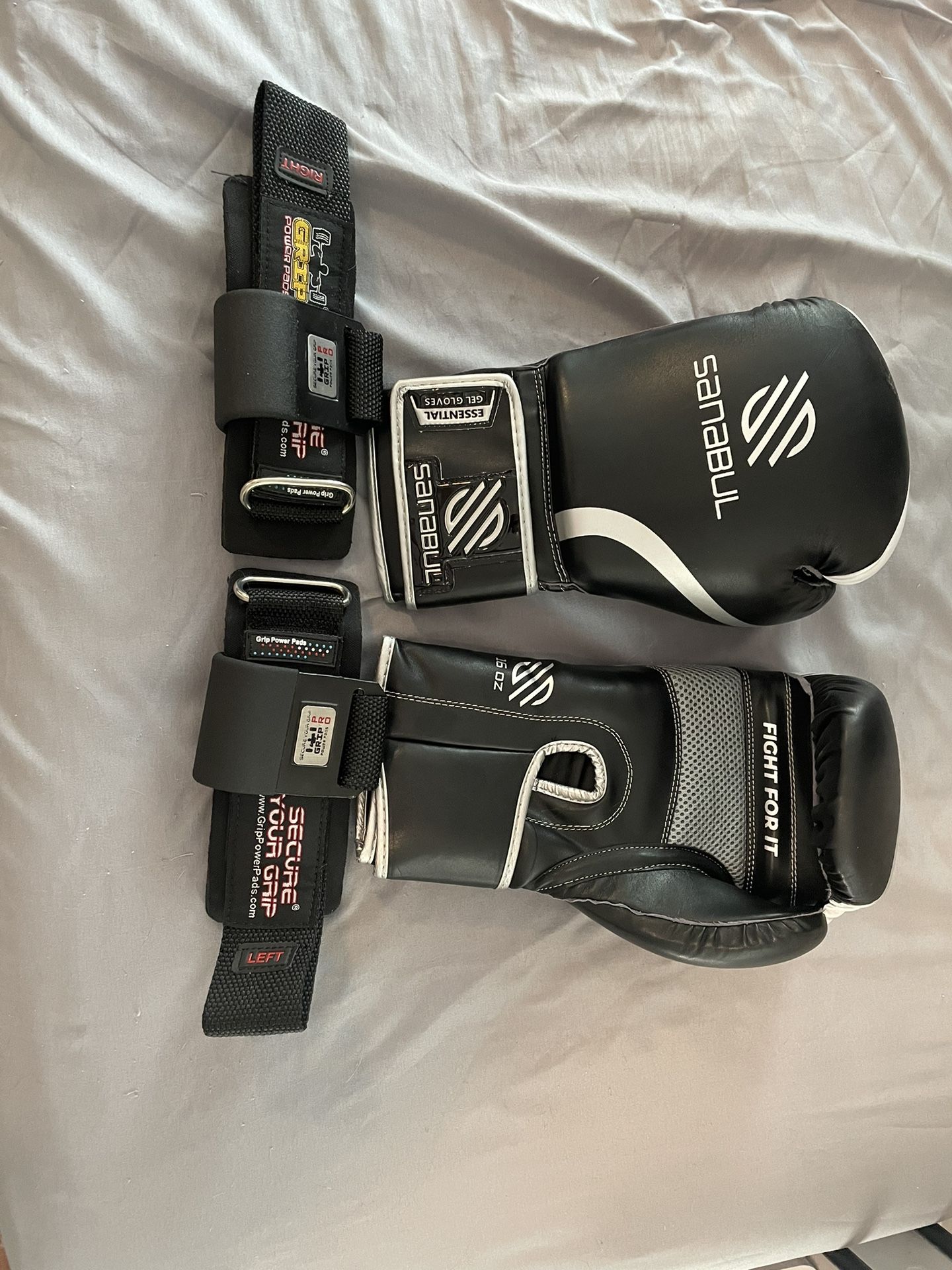 Boxing Gloves & Grip power pads (Please read)