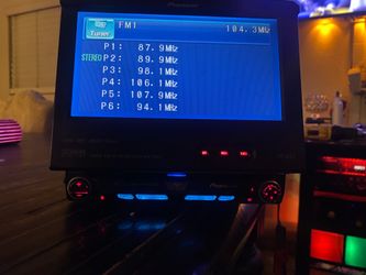 Pioneer CD/DVD car stereo