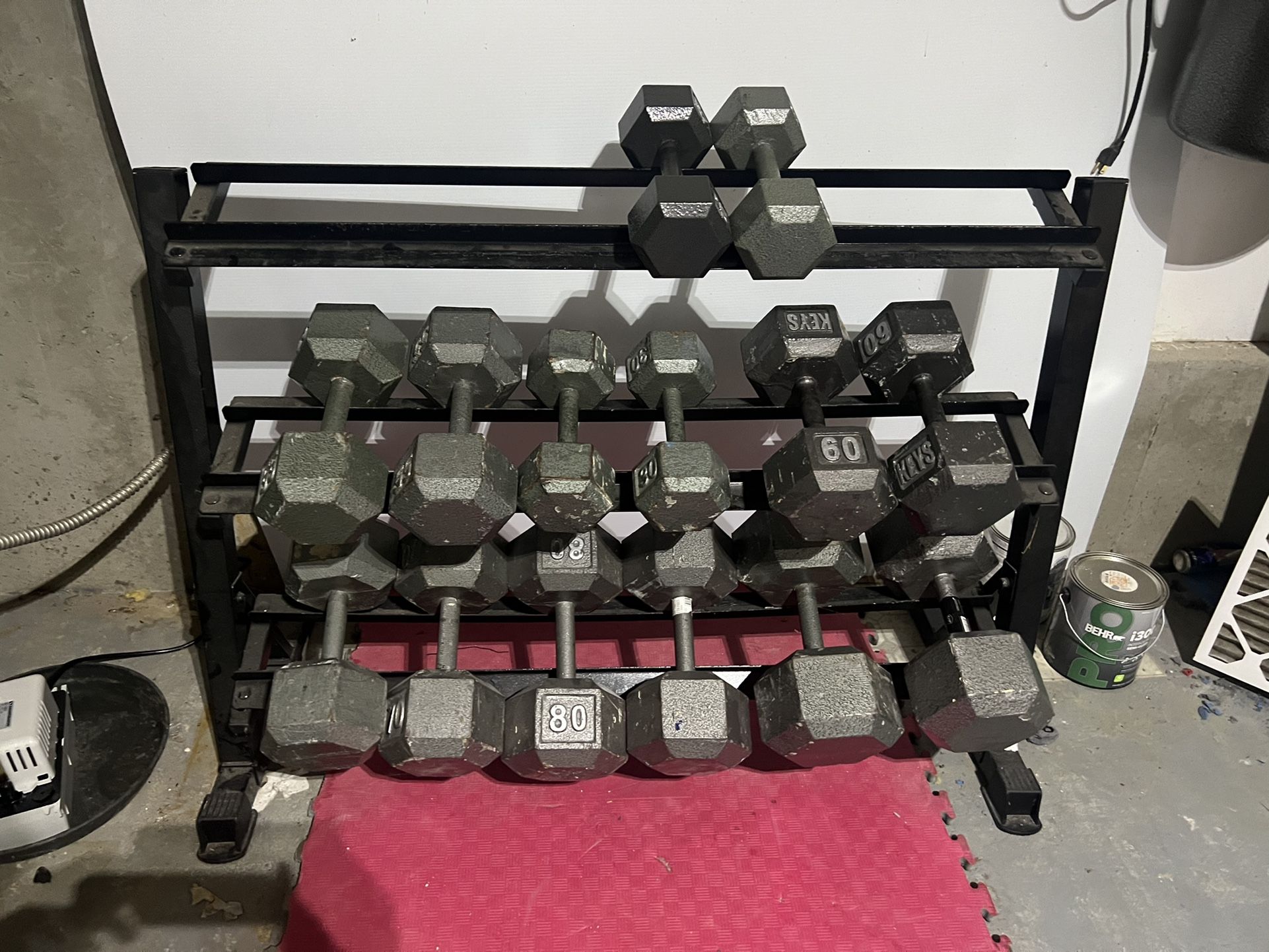 Weights Dumbbells  $1 Per pound 