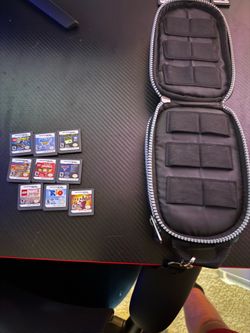 Nintendo DS Games + case