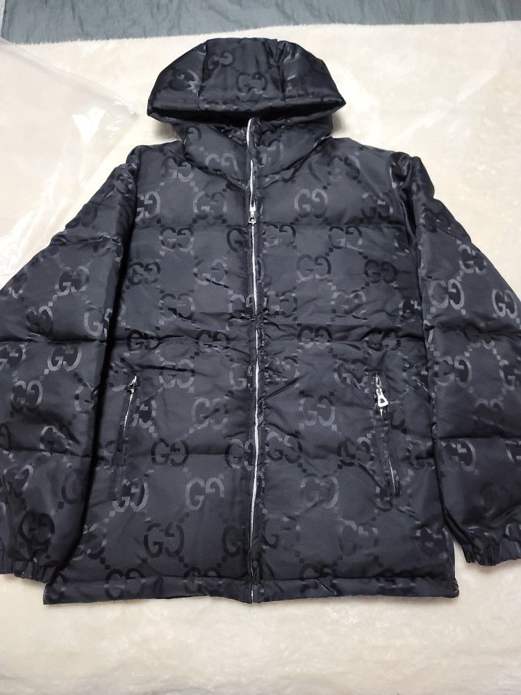 Gucci Jumbo GG Nylon Canvas Goose-Down Jacket