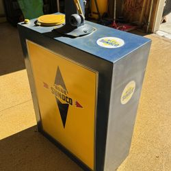 Blue Sunoco Antique Gas Station Oil Pump