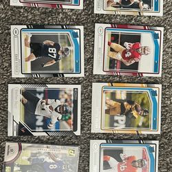 Lot Of 10 NFL Rookies Donruss 2024