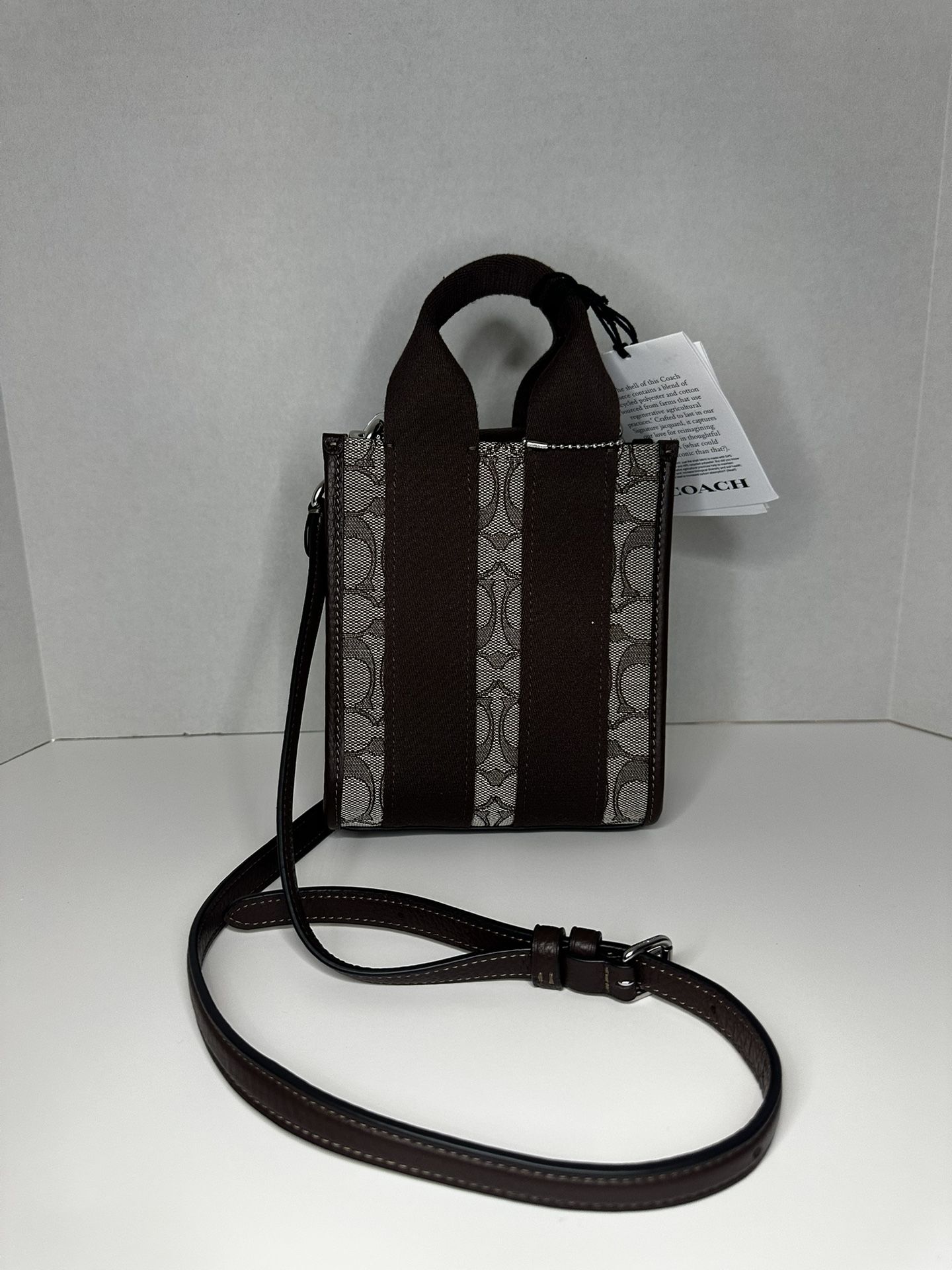 Coach Women’s Small Tote Bag Maple Oak JCQRD CCL75 NWT