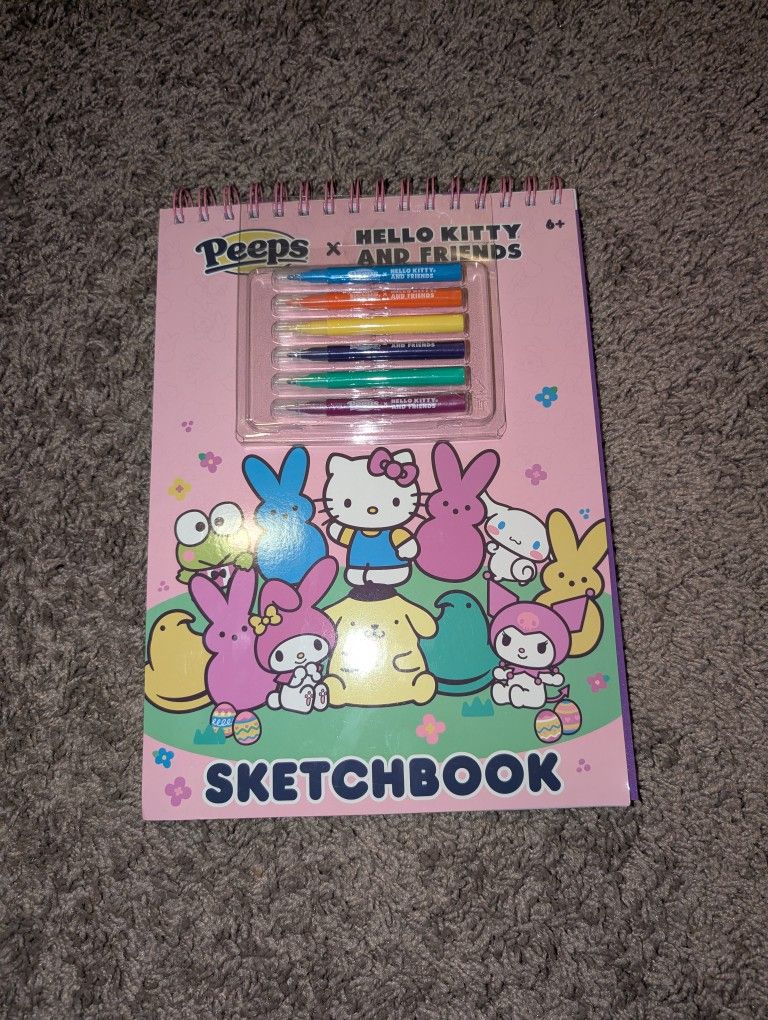 Easter Hello Kitty & Friends Coloring Book