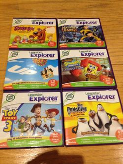 Leapster explore games - lot of 6