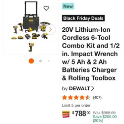 Brand New Dewalt Tool Set 