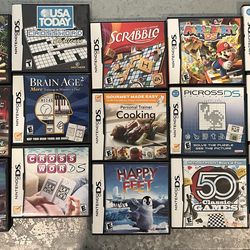 Nintendo DS games.  15 games.