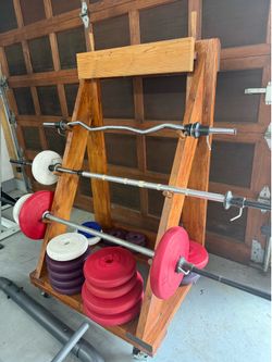Weight rack and bars