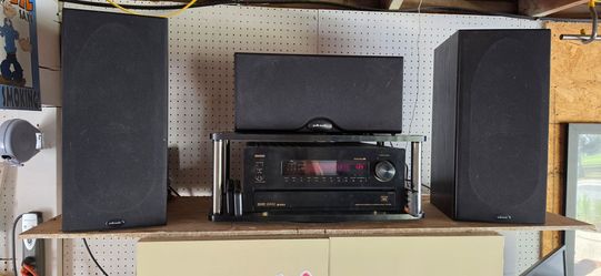Polk Audio L-C-R Home Theater set-up